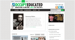 Desktop Screenshot of occupyeducated.org